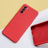 Capa De Silicone Para Samsung Galaxy M52 5g - Vermelho