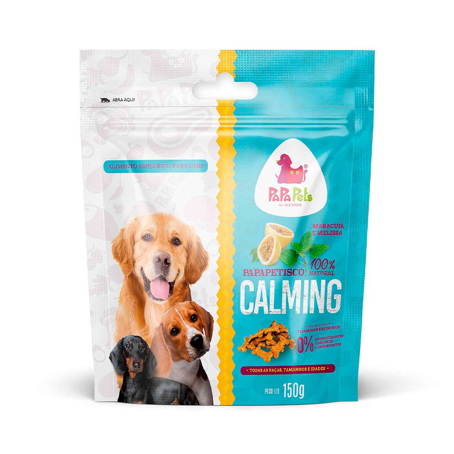 Petisco Natural Papapetisco Calming Para Cães Adultos - 150g