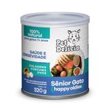 Ração Úmida Pet Delícia Senior Gato +7 Anos 320g