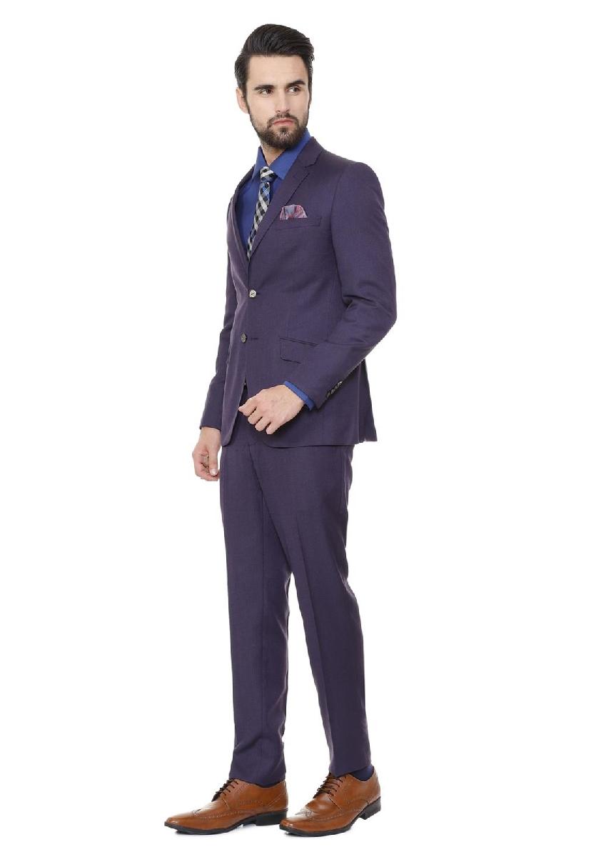 Terno Slim Fit Masculino Poliviscose Roxo Jordhan - Carrefour - Carrefour