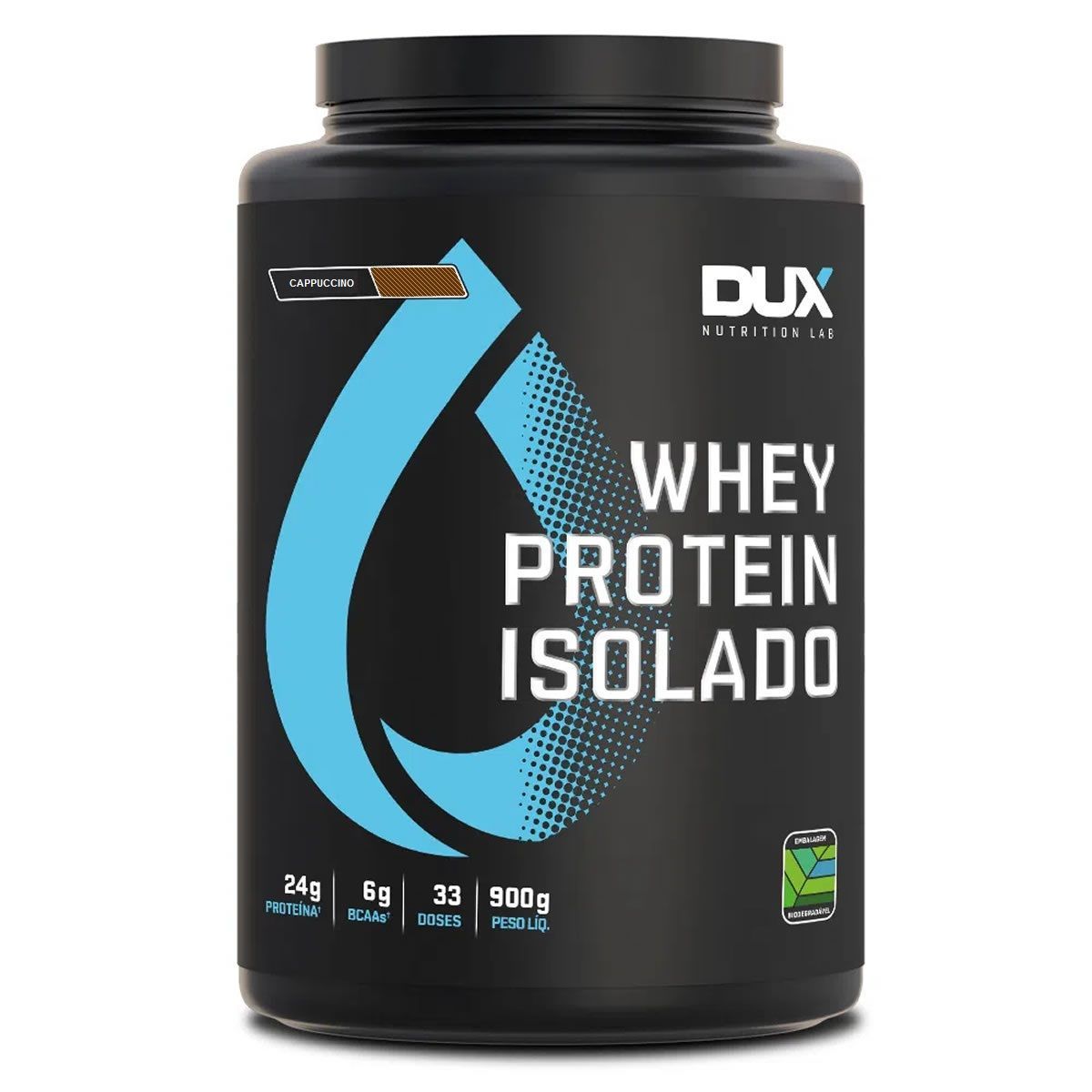 Whey Protein Isolado - 900g Cappuccino - Dux Nutrition