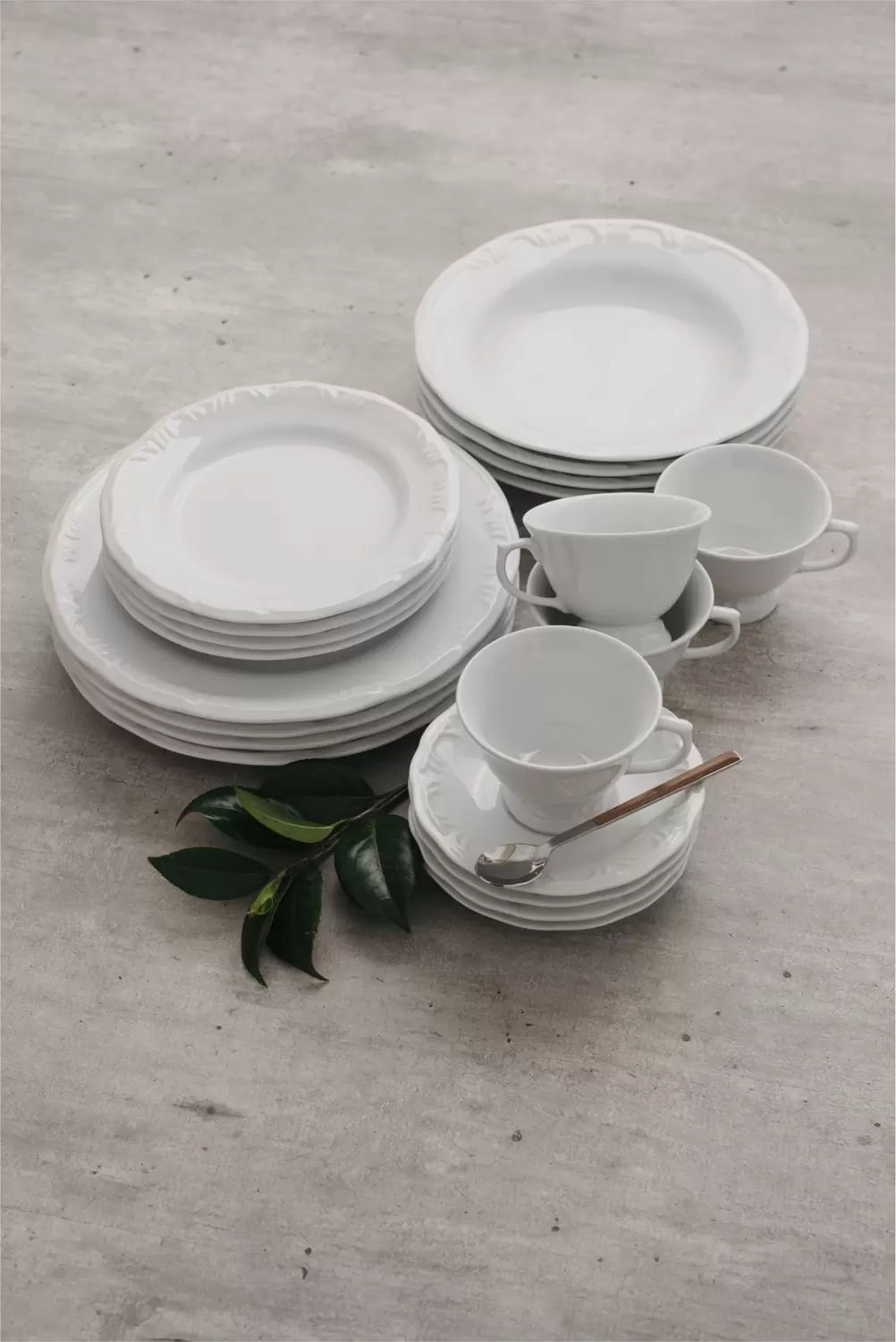 Serviço chá café 53 peças porcelana pomerode schmidt