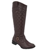 Bota Montaria Feminino Cano Longo Casual Macia Confortável