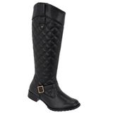 Bota Montaria Feminino Cano Longo Casual Macia Confortável