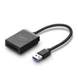 Adaptador Ugreen Cr127 Usb 3.0 P Micro Sd E Sd Preto