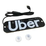 Placa Para Carro Led Letreiro Motorista De Aplicativo Uber