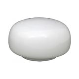Globo de vidro Drops leitoso kit c/ 04 peças