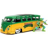 Kombi 1962 Vw Tartarugas Ninjas Com Leonardo 1/24 Jada Toys