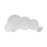 Aparelho De Jantar E Chá Schmidt Porcelana Arcos Branco 30 Peças + 1 Bowl 500ml