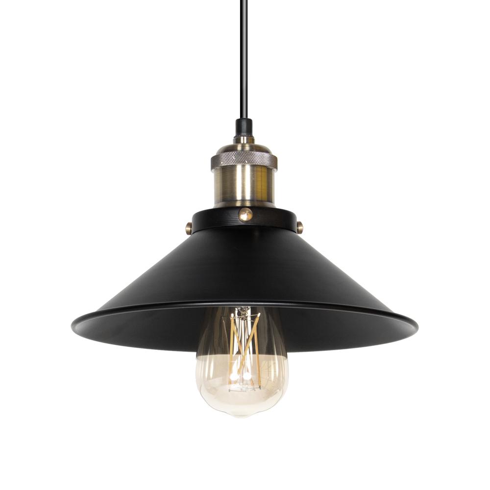 Luminária Pendente Loft Hat Chapéu Retro