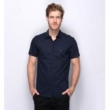 Camisa Social Masculina Slim Teodoro Botoné Toque Macio Lisa