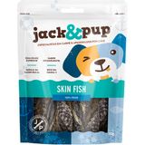 Petisco Peixe 100% Natural Jack &amp; Pup Skin Fish 50g P/ Cães