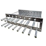 Churrasqueira Rotativa Cerpo 15 Espetos Dupla Inox Premium