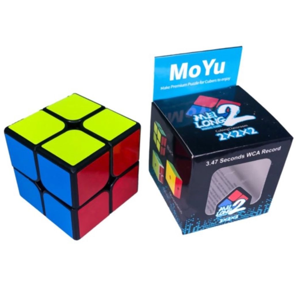 Cubo Mágico 2x2 Preto Adesivado (MF8861B)