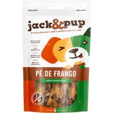 5 Un. Petisco 100% Natural Jack &amp; Pup Pé De Frango P/ Cães