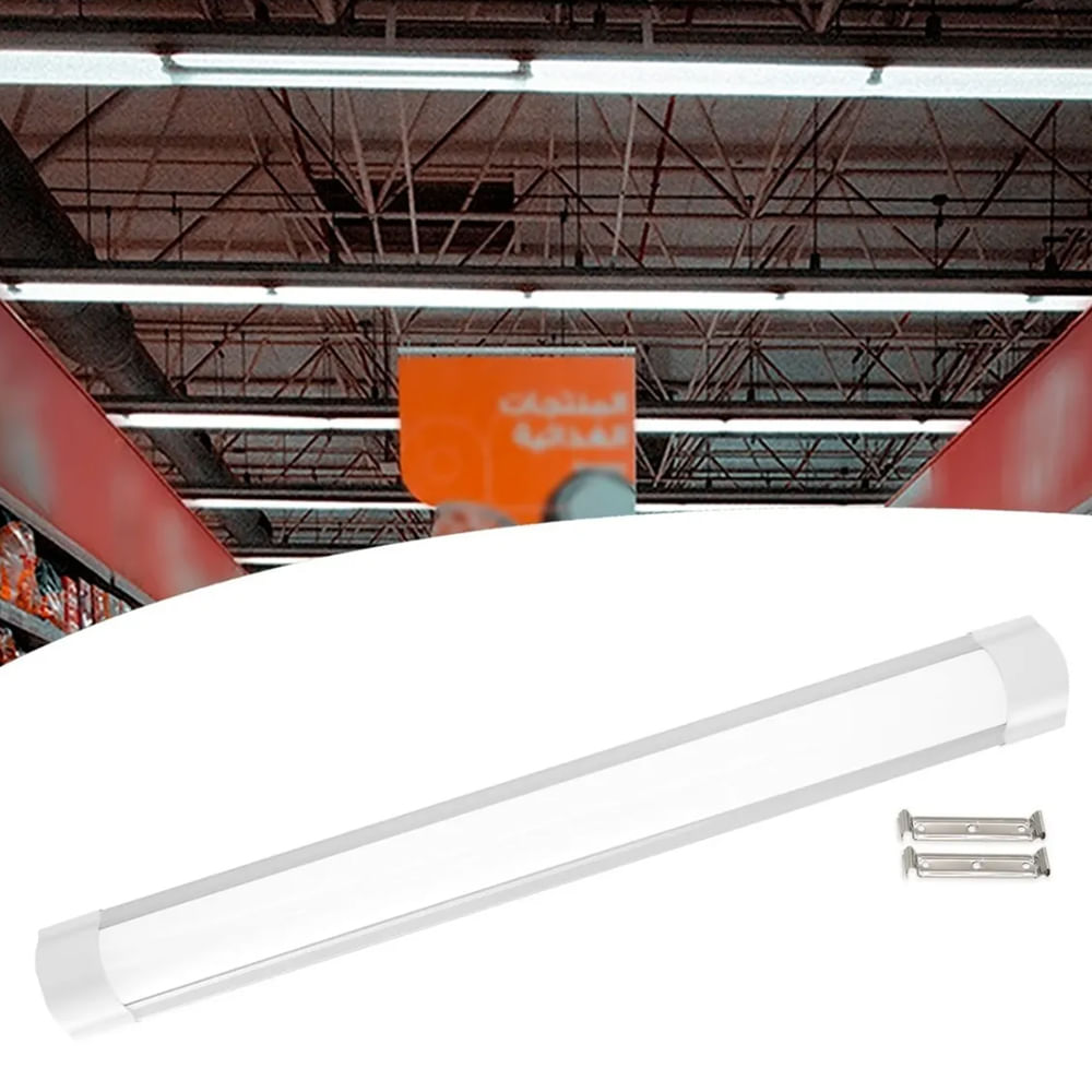 Luminaria Led Sobrepor Linear 16w Biv 6,5k 50cm - Kian