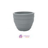 Vaso Inca Tramontina em Polietileno Cimento 38 cm Tramontina