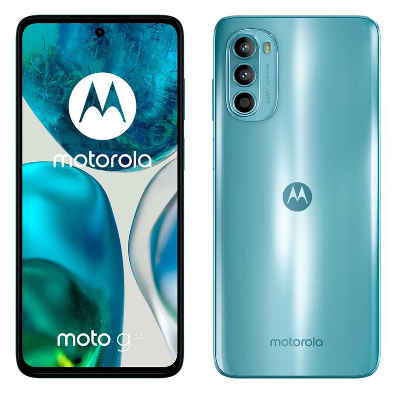Celular Smartphone Motorola Moto G52 Xt2221 128gb Azul - Dual Chip