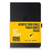 Get Stuff Done Productivity Planner - Daily, Weekly &amp; Monthly Undated Agenda Planners For Full Focus And Goal Setting - Personal Organizers