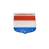Adesivo resinado em Escudo da bandeira de Luxemburgo