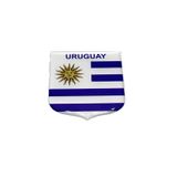 Adesivo resinado em Escudo da bandeira do Uruguai