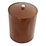 Lixeira Colorida Cozinha Escritorio Banheiro 5l - Marrom