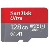 Cartão De Memória Sandisk Ultra 128gb Uhs-i Classe 10 Microsdxc Até 80mb/s Sdsqunc-128g Com Adaptador