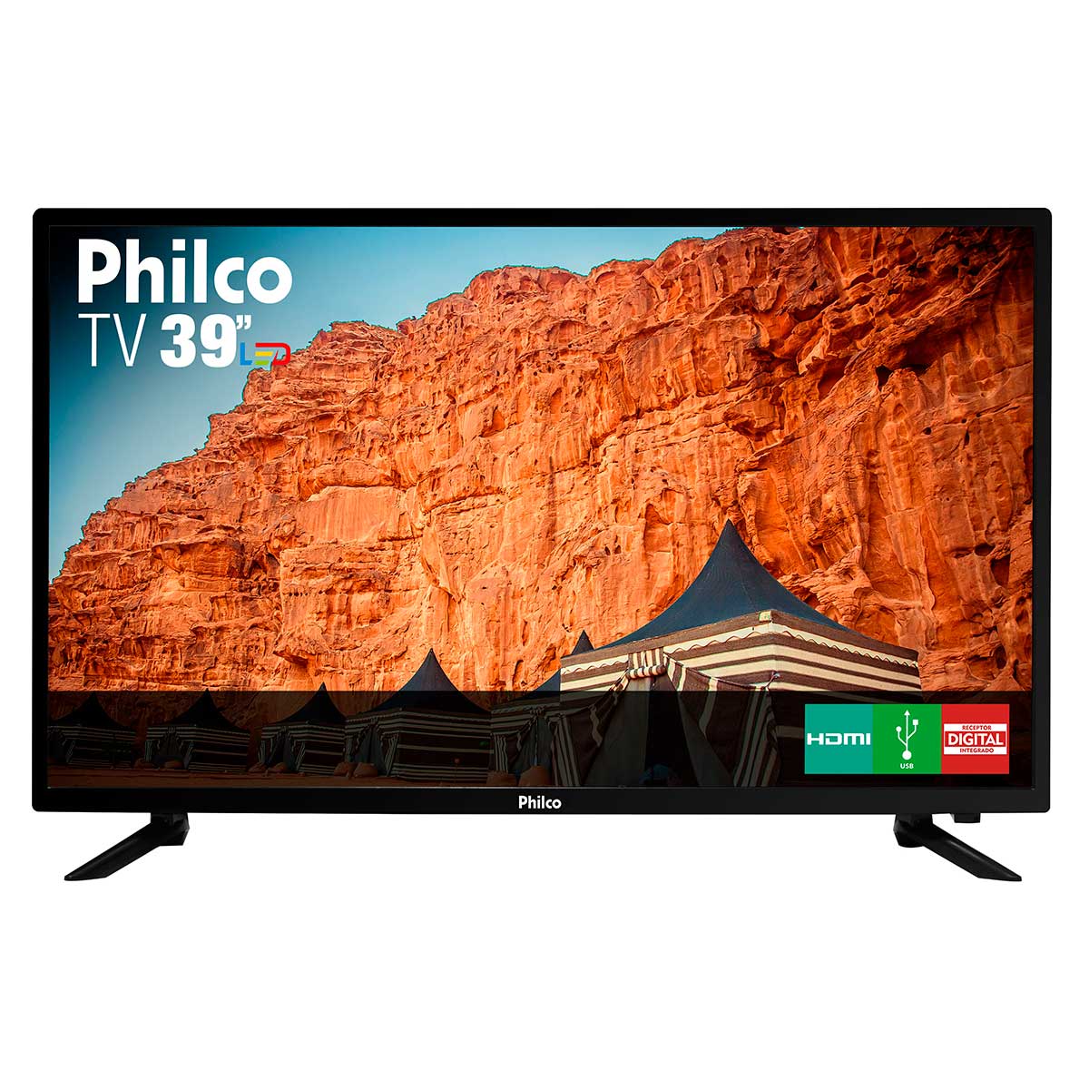 TV D-LED 39” Philco PTV39N87D HD Preta