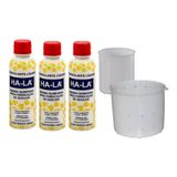 Kit 3 Coalhos Hala 200ml Queijo + Forma 500g + Formas 1kg