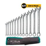 Kit De Ferramenta Jogo De Chave Combinada 6 A 22mm C/12 Pçs