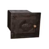 Forno em Ferro Fogão a Lenha Médio Porta Ferro 50x42x35cm