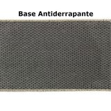 Tapete Sala Esc. 2,00x2,50 Antiderrapante Preto/cinza A-118