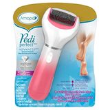 Amope Pedi Arquivo De Pé Seco Eletrônico Perfeito (azul/rosa), Cabeça De Rolo Grosseiro Regular Com Cristais De Diamante Para Pés, Remov