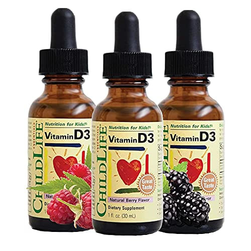 Childlife Essentials Vitamina D3 - Gotas De Vitamina D Para Crianças, Suporta Imunológica, Respiratória, Coração, E Saúde Óssea, Tudo