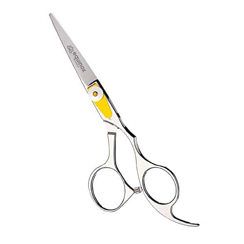 Tesoura De Cabelo Profissional Equinox - Hair Cutting Scissors Professional - 6.5 Comprimento Geral - Barbeira Barbeira Para Homens E Mulhe