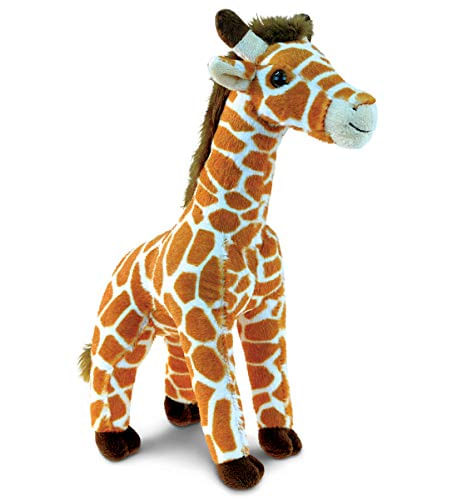 Dollibu Pelúcia Girafa Animal Recheado - Pele Macia Huggable Girafa Selvagem, Adorável Brinquedo De Pelúcia Playtime, Fofo Safári Zoo An