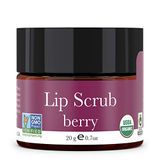 Organic Lip Scrub Berry - Lip Scrubs Esfoliador &amp; Hidratante, Esfoliante De Lábios, Esfoliante Labial, Esfoliante Labial, Lip Sugar Scrub,