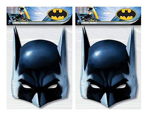 Máscaras De Festa Do Batman, 8 Ct (2 Pacote)