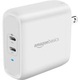36w Carregador De Parede Usb-c De Duas Portas Para Tablets E Telefones Com Entrega De Energia - Branco (não-pps)