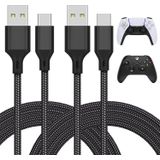 Cabo de Carregamento para o Controlador S Series X/S, Playstation 5/Xbox, Cabo USB Tipo C de Carregamento Rápido Compatível com Controladores