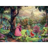 Ceaco Thomas Kinkade Disney Sleeping Beauty Jigsaw Puzzle, 1500 Peças