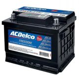 Bateria ACDelco 60 Amperes 12 Volts. Polo positivo lado direito. 24 meses de garantia