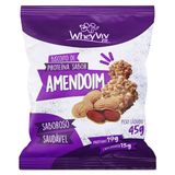 Biscoito De Amendoin - Wheyviv Fit 45g