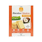 Biscoito Belfar Sabor Coco Sem Glúten Lactose 86 Gr Olvebra