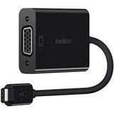 Adaptador Belkin Usb Type-c Para Vga, Funciona Com Chromebook Certificado (5,9 Polegadas) (f2cu037btblk),preto