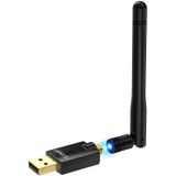 Adaptadores De Rede Sem Fio Adaptador Wifi Usb Ac 600mbps Dual Band 2.4g/5.8ghz Wi-fi Dongle Com Antena Externa Para Laptop Desktop Pc Compatível Com