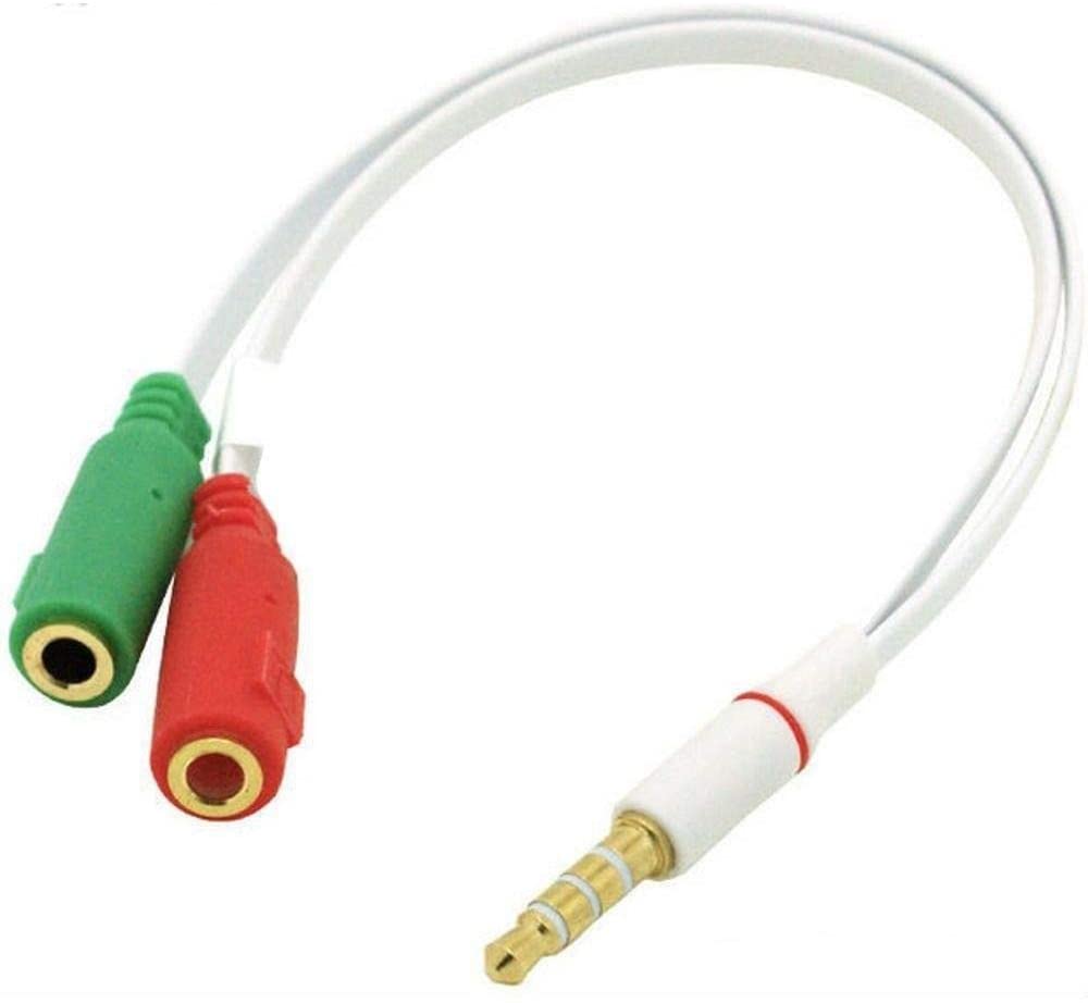 Adaptador P3 Macho Para 2 P2 Fêmea / Fone E Microfone Para Headset