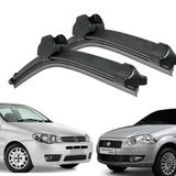 Kit Palheta Limpador Parabrisa Para-brisa Dianteiro Fiat Pálio 1996 À 2010