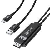 Adaptador Usb-c Hdmi Hdtv Hs-153 Cabo Adaptador