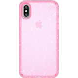 Speck Iphone Xs Presidio Clear + Glitter Case, Impactium Resistente A Arranhões De 8 Pés De Queda Protegeu O Iphone Caso Que Resiste Ao Amarelamento